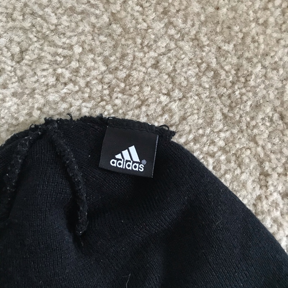 Vintage Adidas Black Orlando Magic Beanie Hat Basketball NBA - Picture 3 of 3